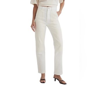 Madewell The '90s Straight Jean: Two-Tone Workwear Edition